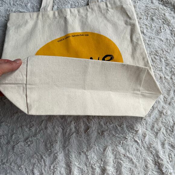 Vogue Magazine Salvador Dali limited edition art reusable canvas cotton tote bag - Picture 6 of 15